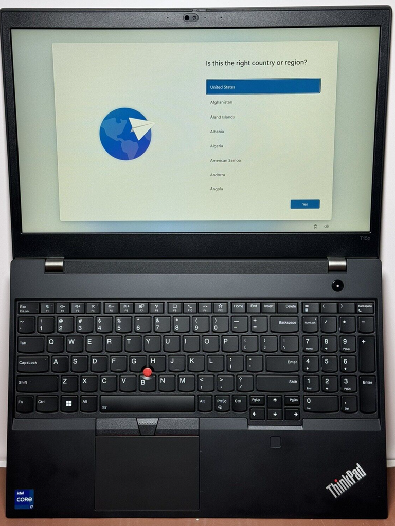 Lenovo ThinkPad T15p Gen 3 15.6" 32GB RAM 1TB SSD i7-12700H RTX 3050 + Warranty #3