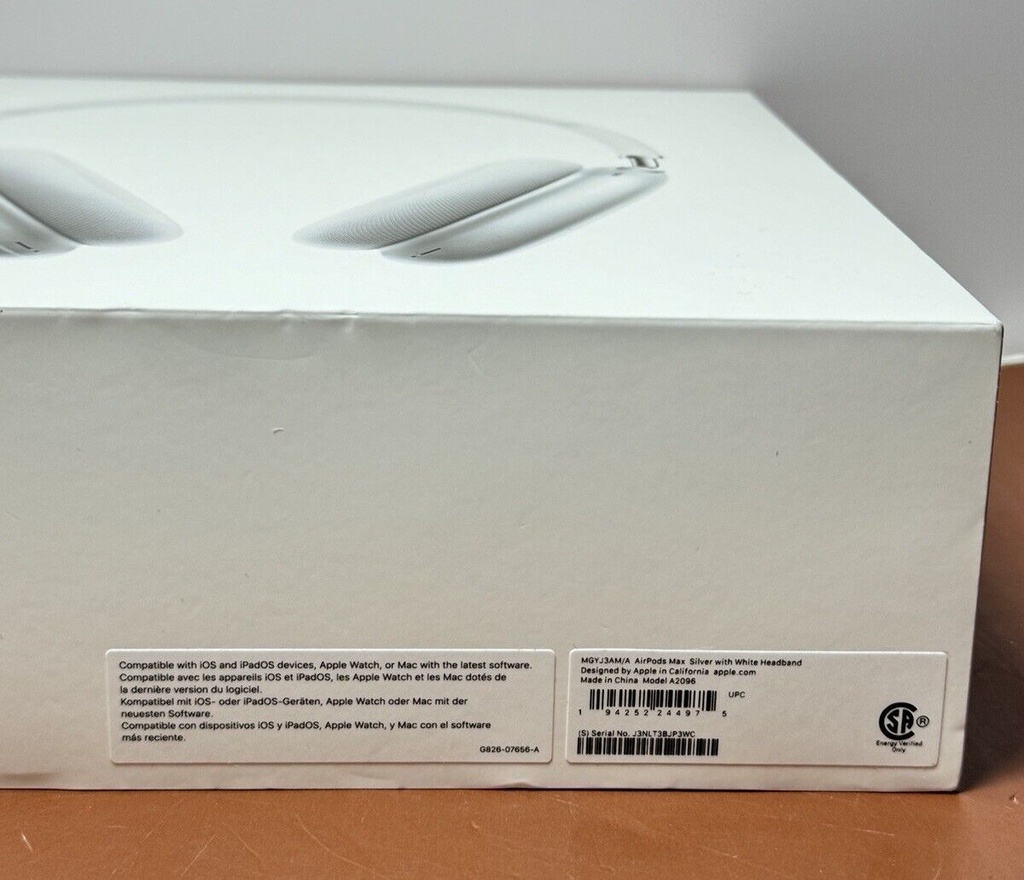 Apple - AirPods Max - Silver With White Headband A2096 - Open Box #2