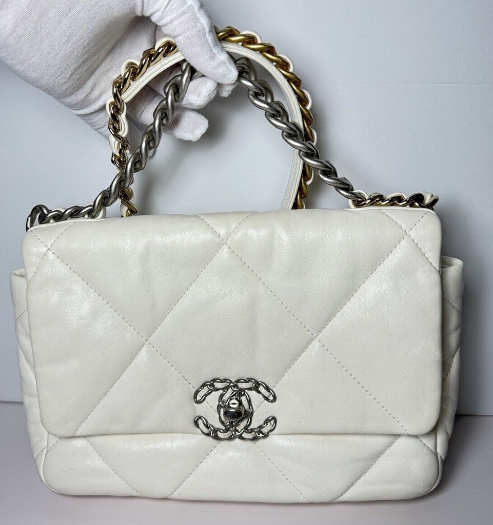 Chanel 19 Flap Bag Quilted Leather Medium - EK496NK5 #2