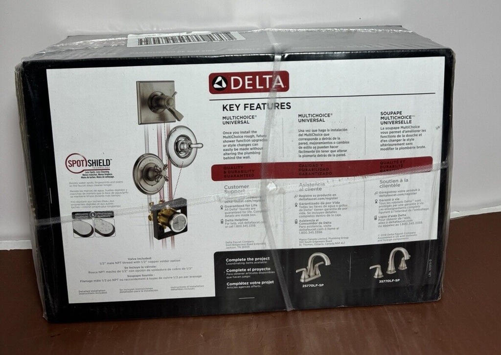 Delta Faucet 144770-SP Monitor 14 Series Tub and Shower Faucet #1