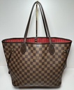 Louis Vuitton Damier Ebene Canvas Neverfull MM Shoulder Tote Bag N41358 used