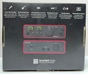 Focusrite Scarlett Solo USB-C Audio Interface (4th Generation) used