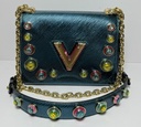 Louis Vuitton Twist Epi Leather w Flower Cabochons PM SR0128 - Excellent condit used