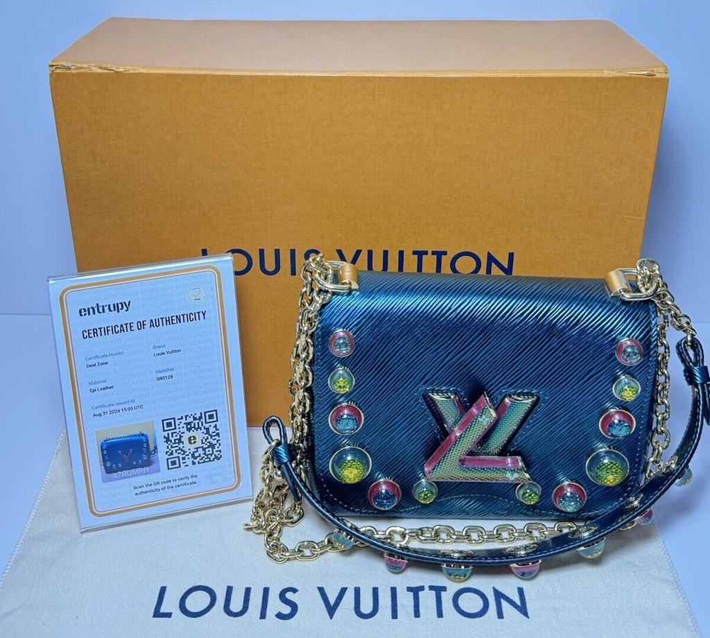 Louis Vuitton Twist Epi Leather w Flower Cabochons PM SR0128 - Excellent condit #14