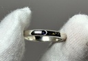 Tiffany & Co Sterling Silver 2.7mm Elsa Peretti Sapphire Stack Band Ring Sz 6 with delivery