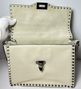 Valentino Rockstud Crossbody Shoulder Bag Grainy Calfskin Ivory in Boston