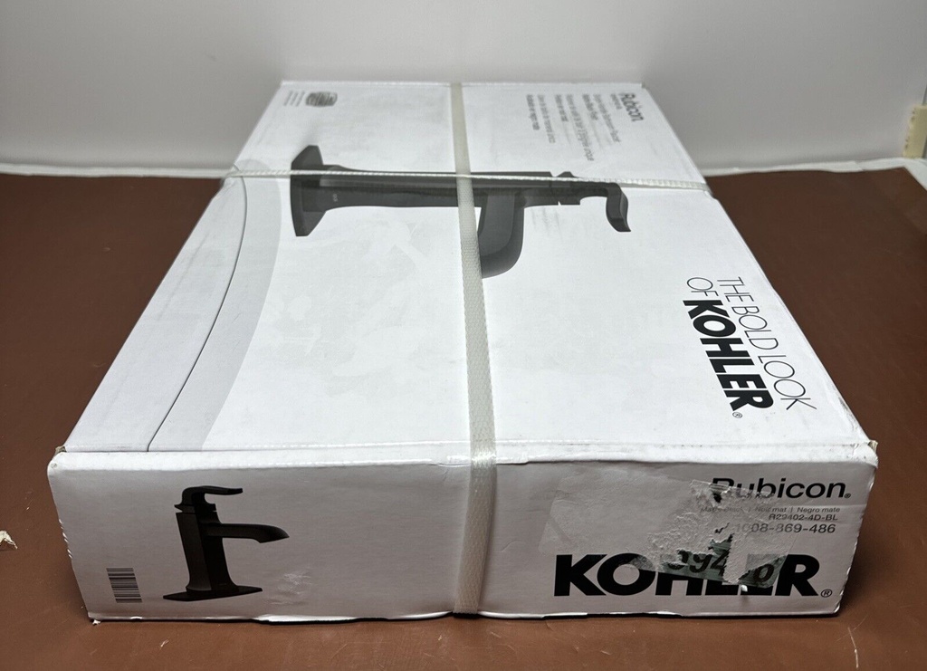 KOHLER Rubicon R29402-4D-BL Single Handle Bathroom Faucet Matte Black #3