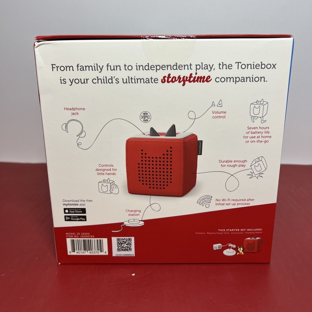 Toniebox Audio Player Starter Set - Red #1