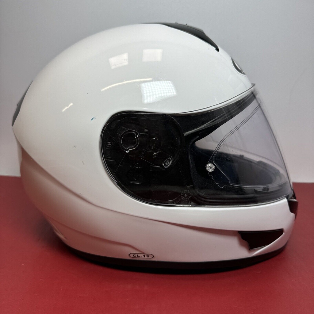 HJC CL-16 White Motorcycle Helmet Medium DOT Snell Approved #6