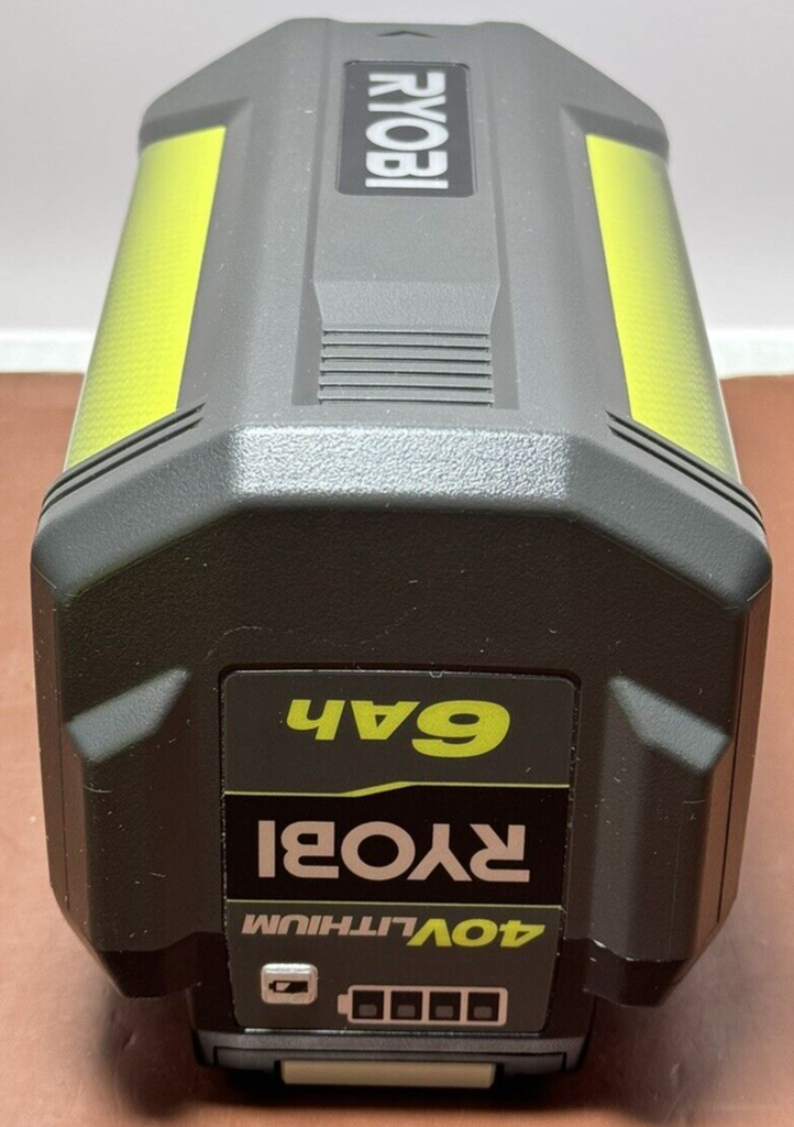 Ryobi Set 2x 40V 6.0 Ah Batteries & Rapid Charger OP406VNM Charger - New #8