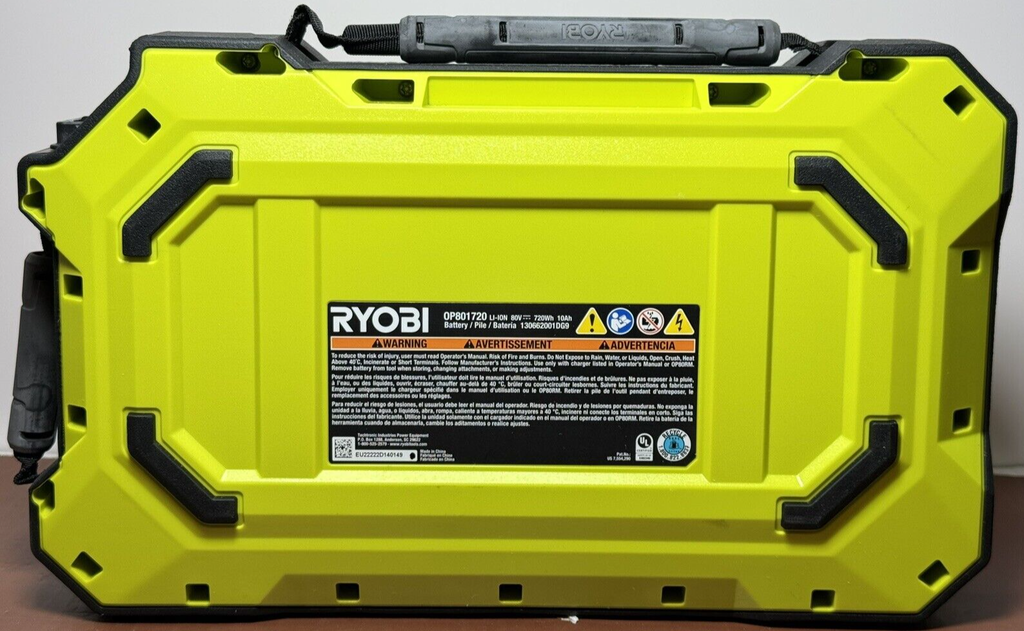 RYOBI 80V 10 Ah Lithium-Ion Mower Battery 10.0 Amp (OP801720) -Open Box/Unused #4