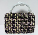 NWT Tory Burch Kira Tweed Top  Handle Crossbody Mini Bag in Boston