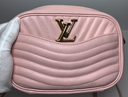 Louis Vuitton New Wave Camera Shoulder Bag Pink Quilted Leather – photo-3