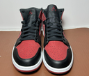 Nike Air Jordan 1 I Mid Gym Red Black White BRED Retro 554724-610 Men's 11 buy