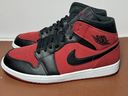 Nike Air Jordan 1 I Mid Gym Red Black White BRED Retro 554724-610 Men's 11 price