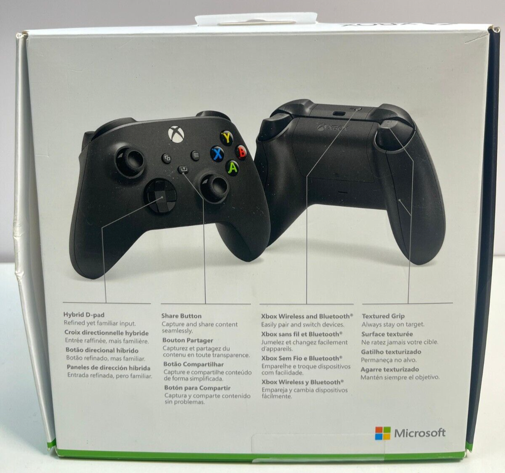 New Microsoft Xbox Series X|S Wireless Controller Carbon Black 1914 #2