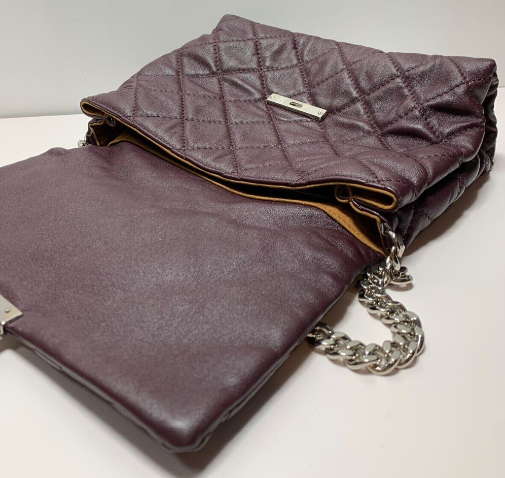 Stella McCartney Purple Soft Quilted Faux Leather Mini Beckett Bag #7