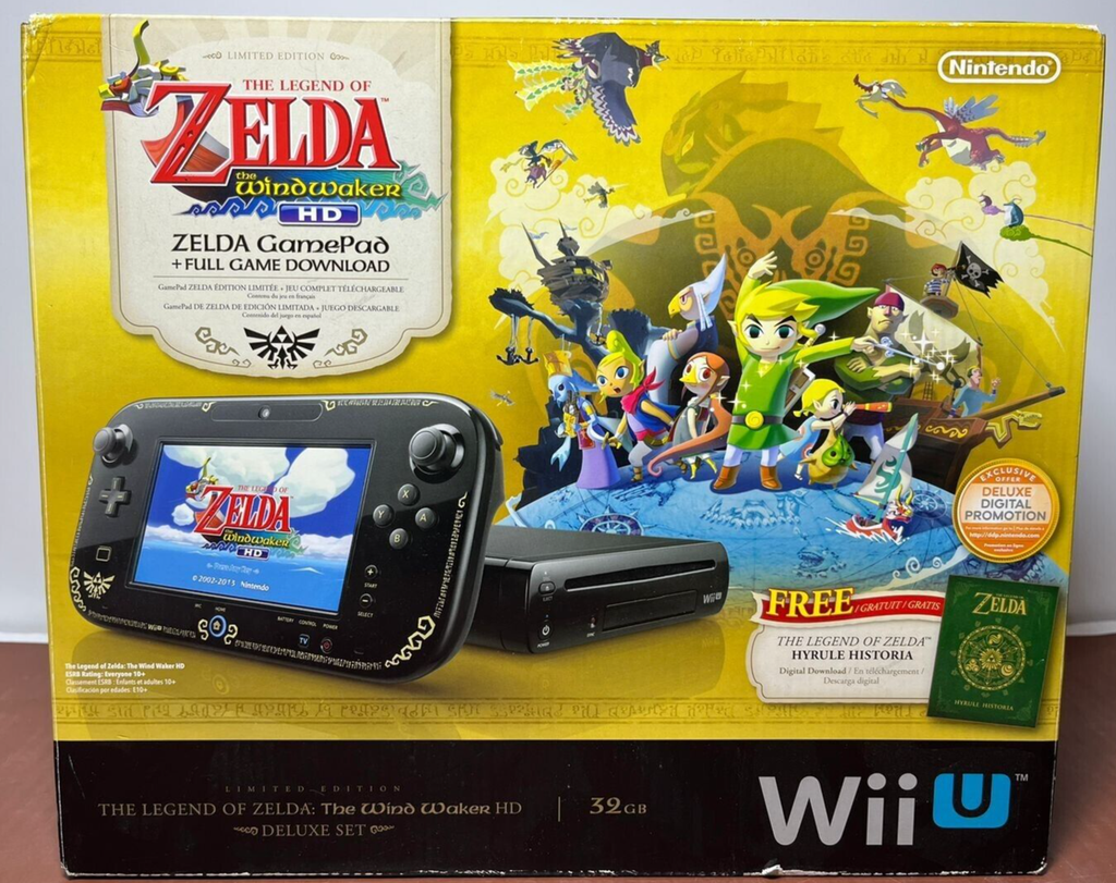 Zelda : The Wind Waker Deluxe Set W/various Extras and Wii And WiiU Games! #1