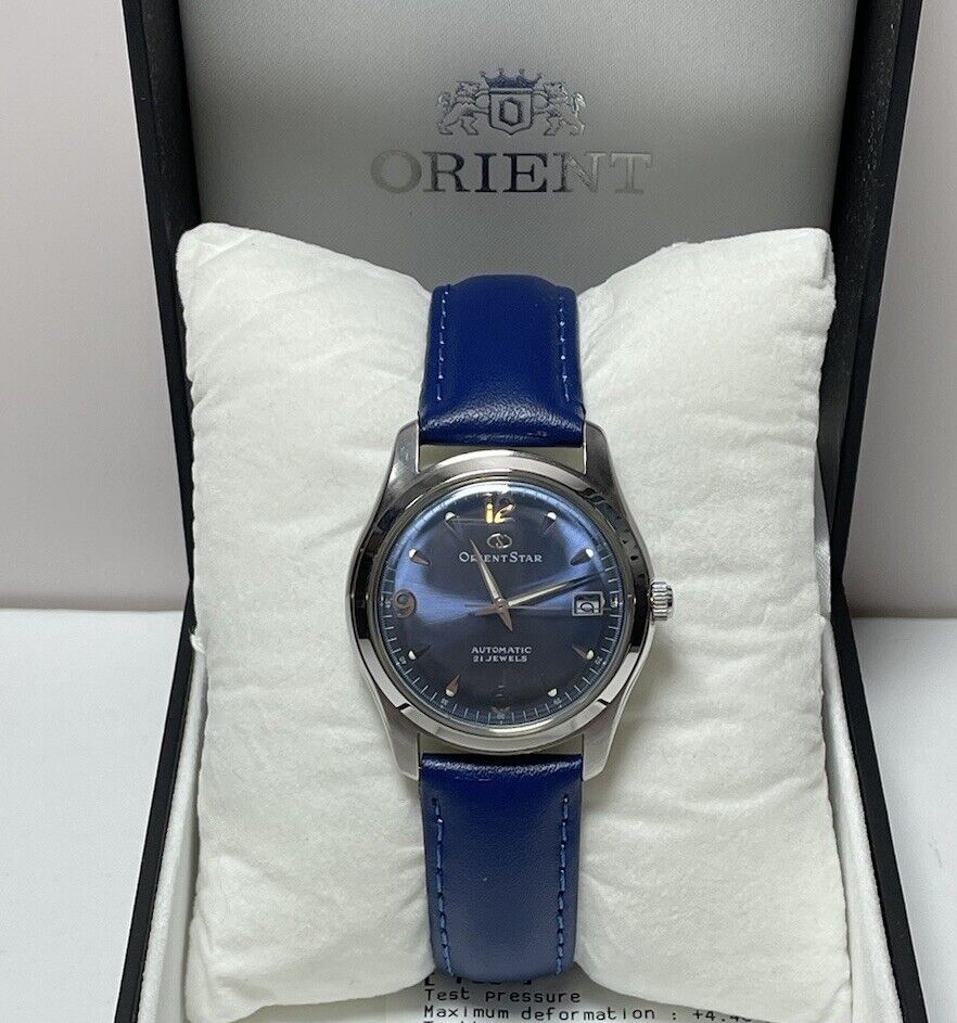 Orient Star Automatic 21 Jewels Blue Dial  Watch Japan 597302-70 #5