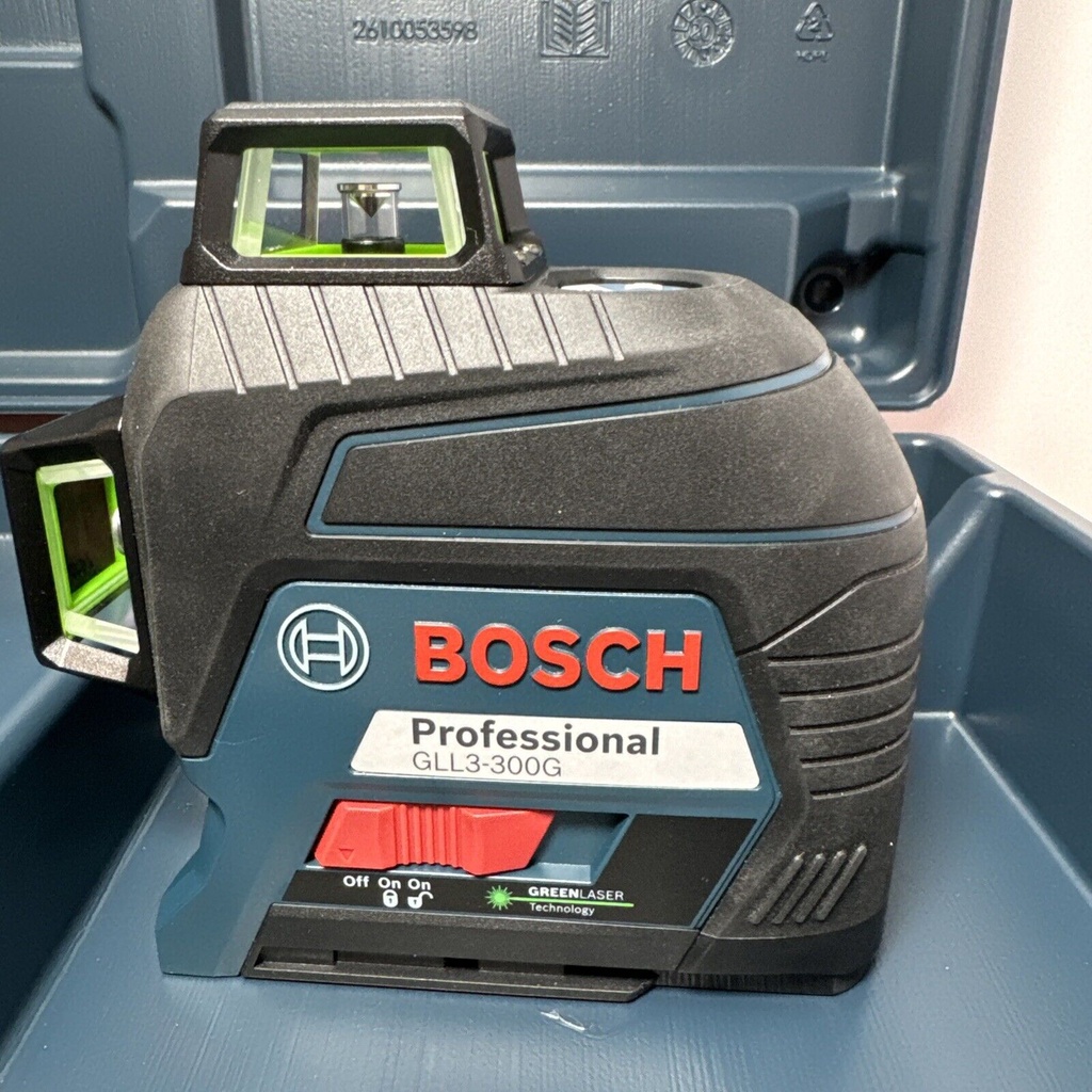 Bosch Green-Beam Leveling Line Laser (GLL3-300G) Open Box FREE/FAST SHIP W/case #3