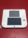 Nintendo 2DS FTR-001 White & Scarlet Red w/ Charger and Super Smash Bros! Tested used