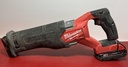 Milwaukee 2821-20 M18 FUEL 18V Li-Ion Brushless SAWZALL Reciprocating + Battery used