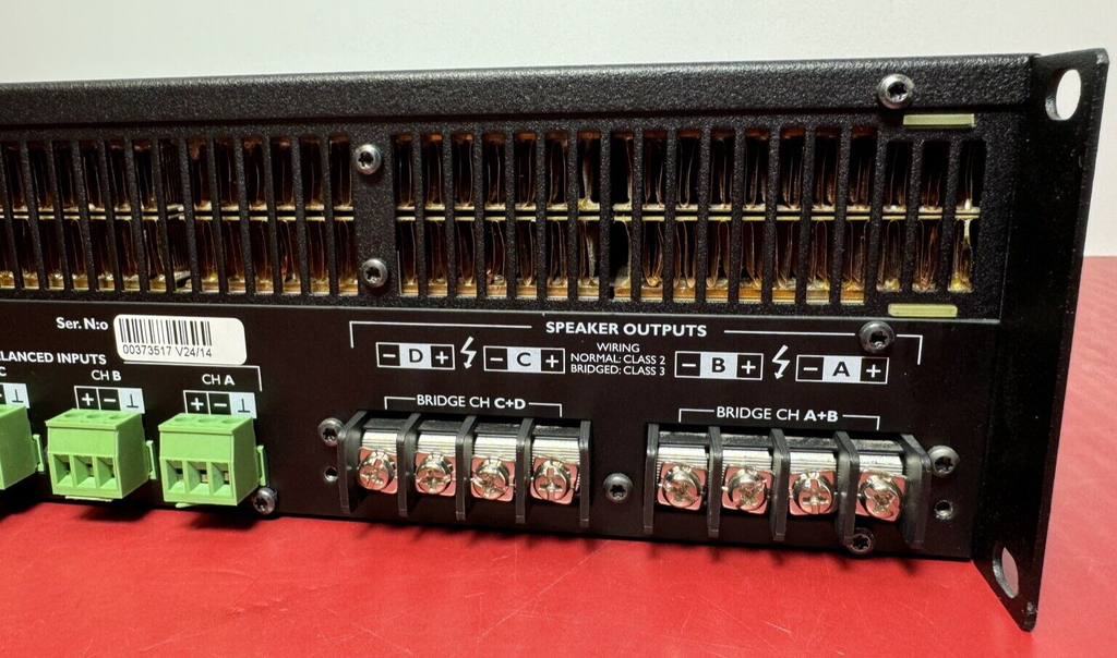 Lab Gruppen C 48:4 4-Channel Power Amplifier NomadLink Network Monitoring Tested #7