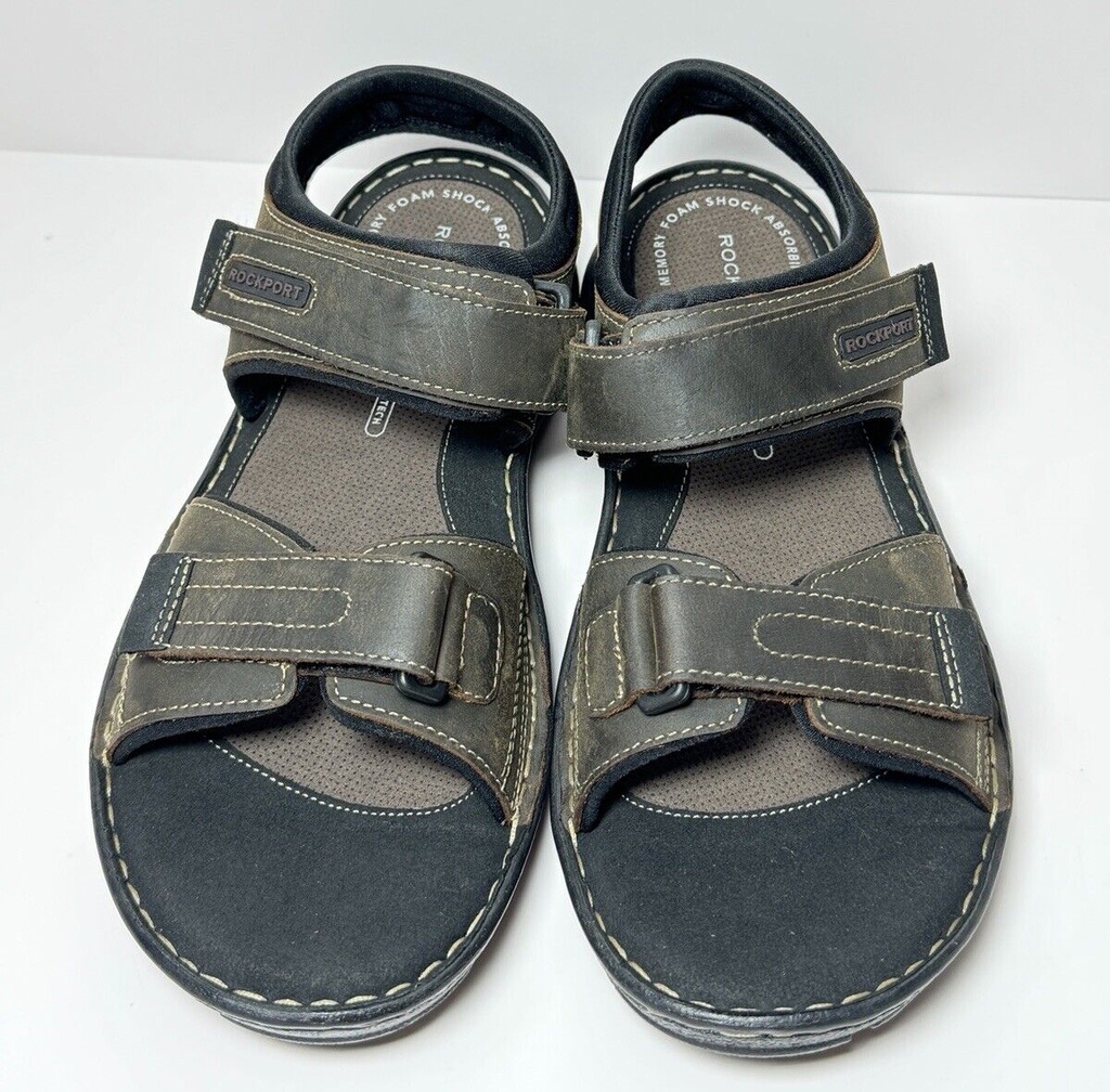 Rockport Darwyn QTR Strap Mens sandal #H80295 Brown New IN BOX SZ 11 #1