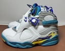 AIR JORDAN 8 RETRO C11236 100 WHITE/VARSITY SHOES WMNS SIZE6 buy