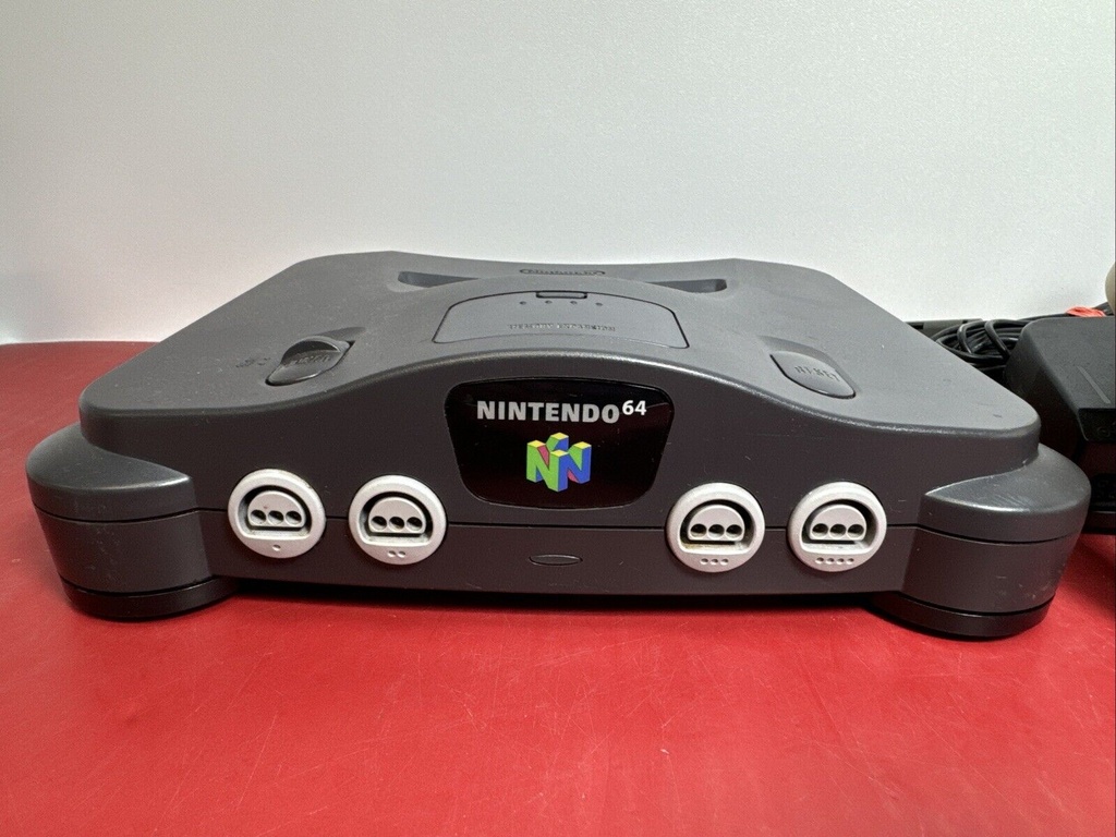 Gray Nintendo 64 N64 Console Bundle w Controller *TESTED*WORKS* W/ Expansion Pak #1