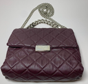 Stella McCartney Purple Soft Quilted Faux Leather Mini Beckett Bag used