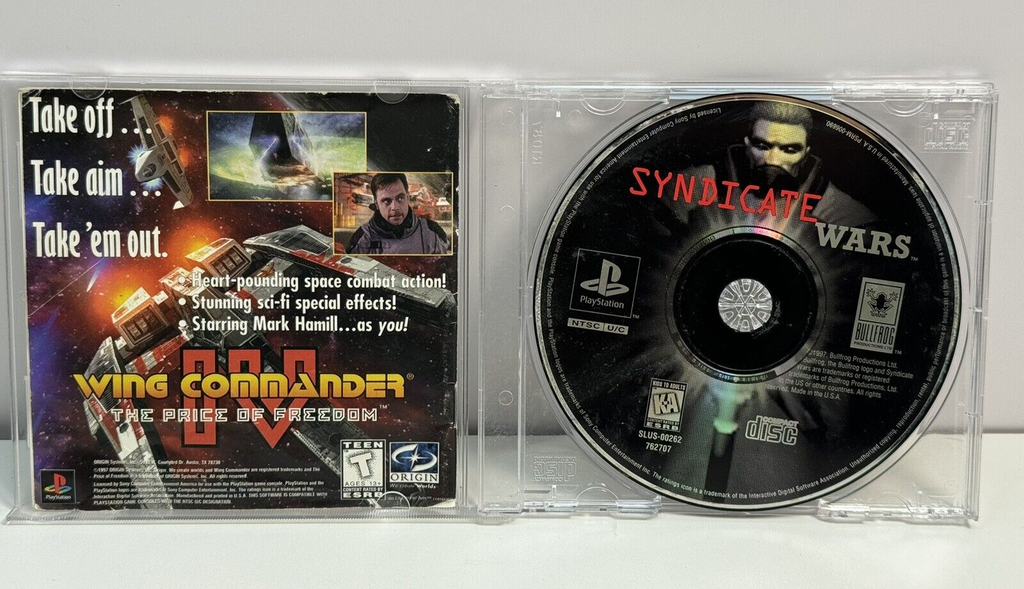 Syndicate Wars (1997) - Sony Playstation 1 PS1 PSX - W/ case and manual BLACK #2