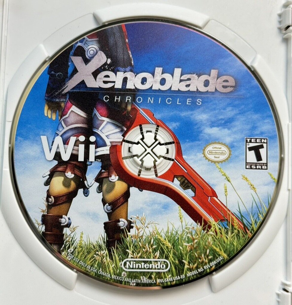 Xenoblade Chronicles (Nintendo Wii) CIB Complete #3