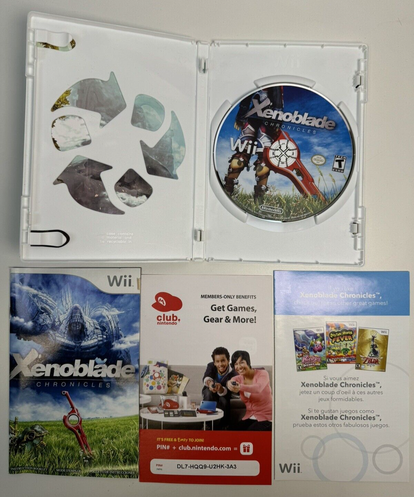 Xenoblade Chronicles (Nintendo Wii) CIB Complete #7