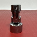 Snap-on Tools USA OL 1986 METRIC 3/8" Drive 18mm Chrome Swivel Socket FSUM18 used