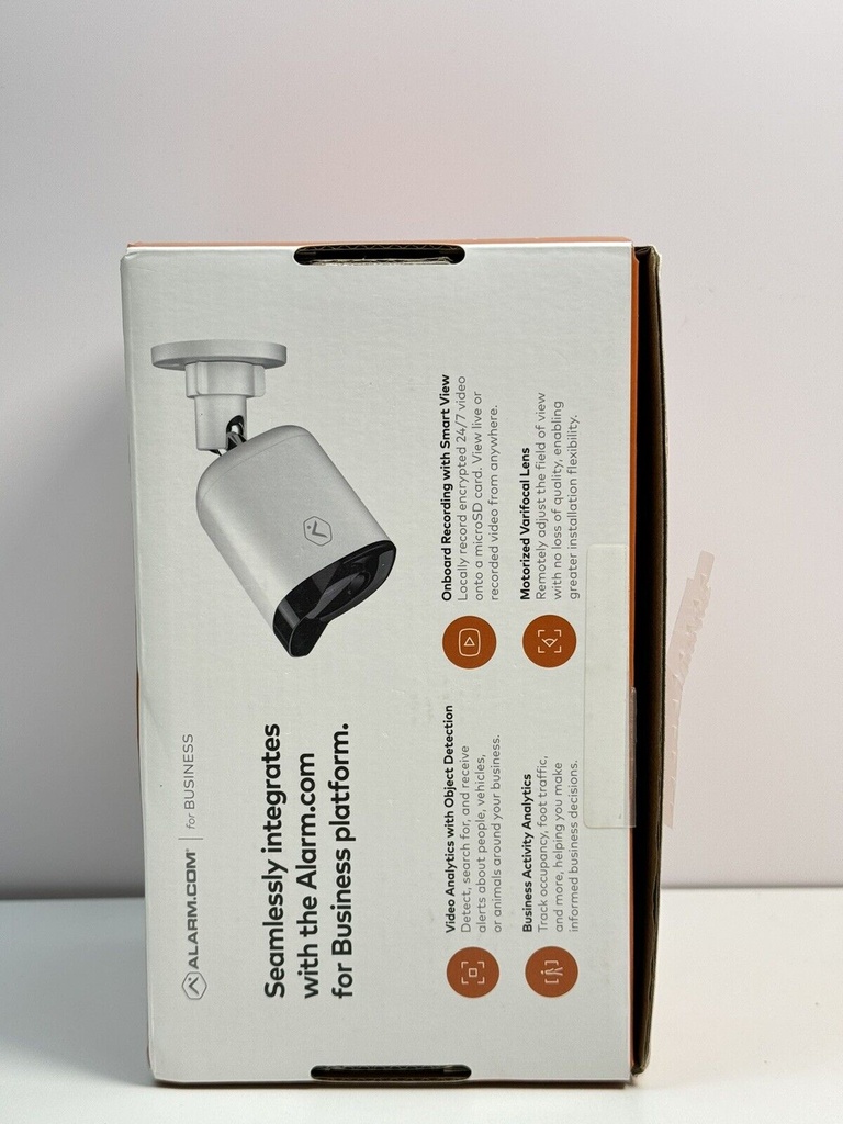 Alarm.com ADC-VC728PF Pro Series 4MP Varifocal PoE Bullet Camera - Open Box #2