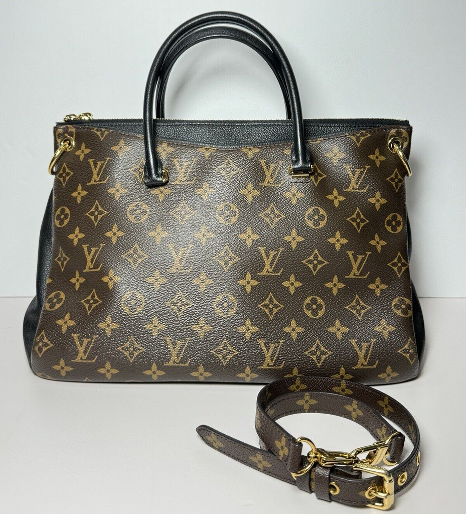 Louis Vuitton Monogram Canvas Black Pallas Handbag #1