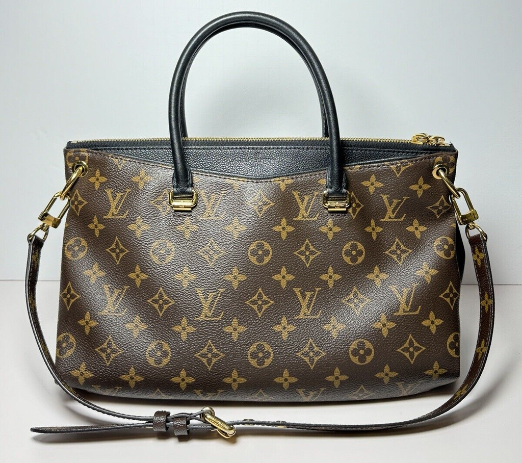 Louis Vuitton Monogram Canvas Black Pallas Handbag #5