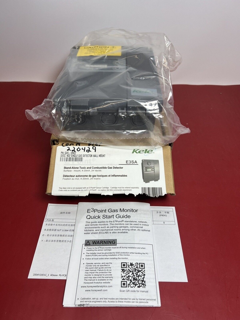 New OEM Kele No2 Gas Detector Dual Sensing GDS-WNO2 E3SA Fast Ship #1