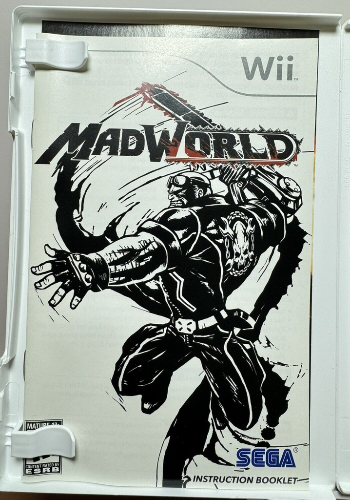 MadWorld (Nintendo Wii, 2009) Complete CIB Tested #3