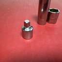 Snap On STMM13 13mm 1/4" Long 6pt Socket & TMM15 1/4” 15mm With 1/4 To 3/8 Adapt with delivery