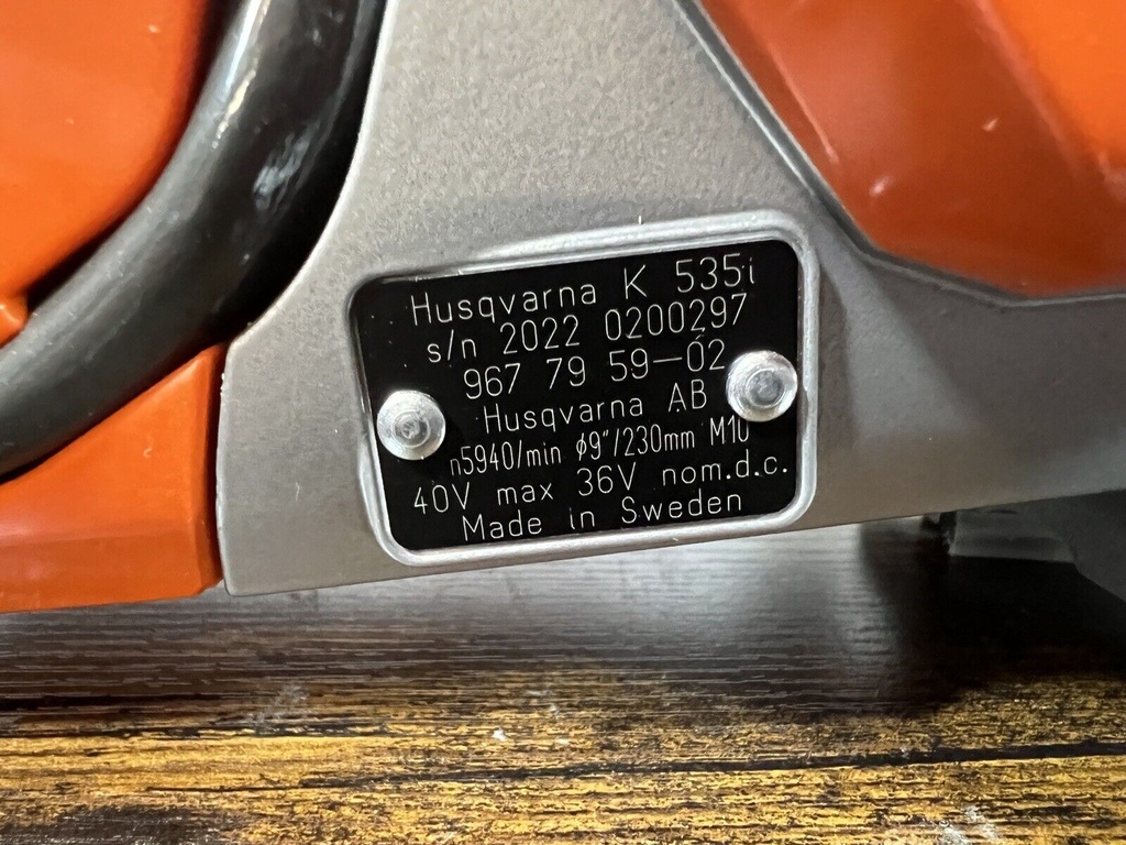 New Husqvarna K 535i 36V 9" Cordless Cutoff Saw (Tool Only) #7