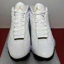 Men's Jordan 13 Retro White/Yellow Size 9 Ochre-Blue Grey (414571 170) used