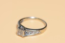 Diamond Rings Set White Gold 14k Size 8.75 buy