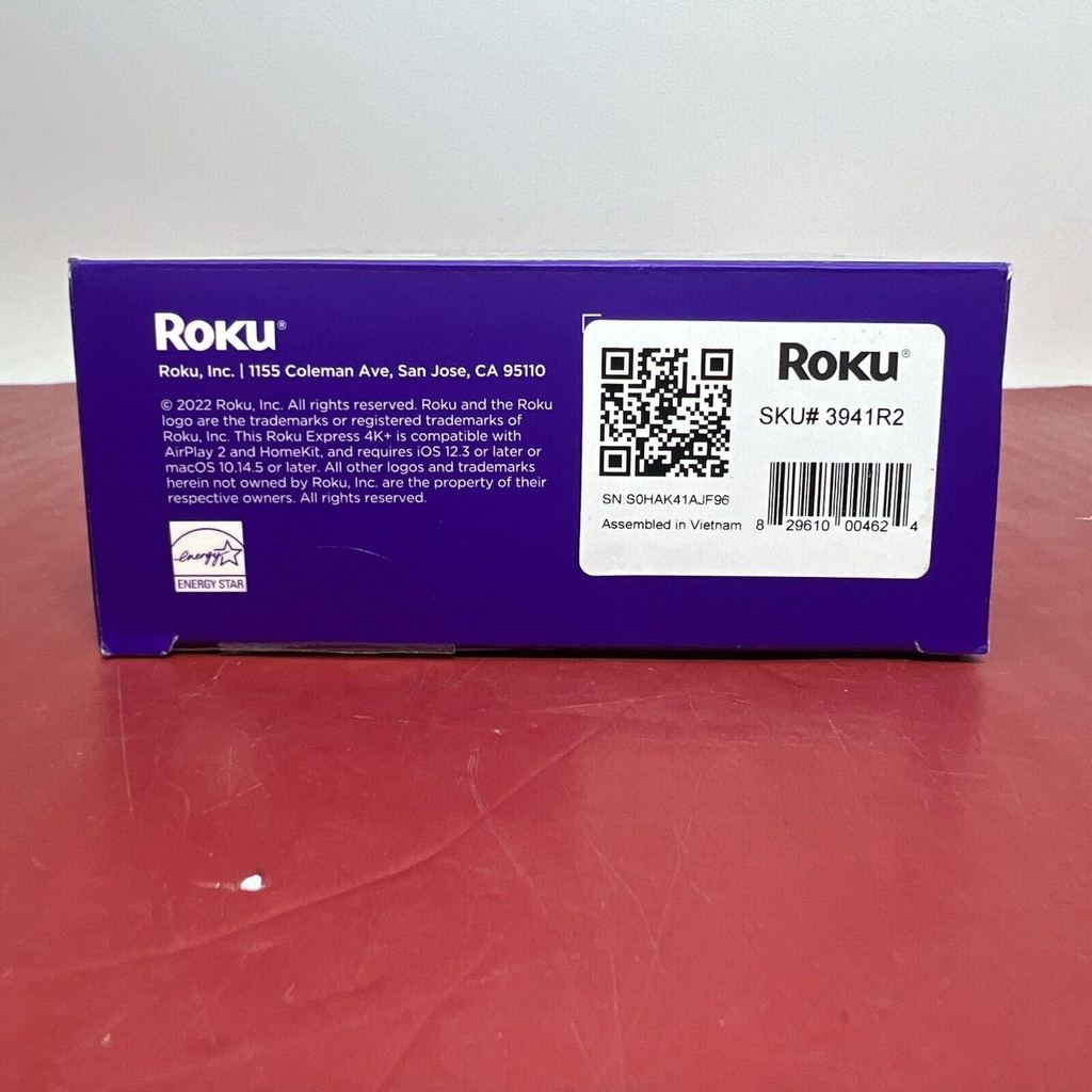 Roku Express 4K+ 3941R HDR Media Streamer New Sealed #2