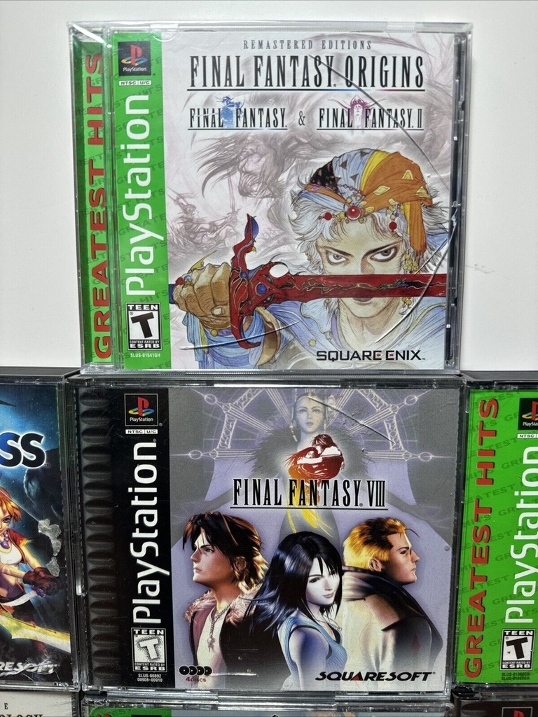 Final Fantasy I II IV VII VIII IX Anth Chrono PSX FF Multi Title Collection #3