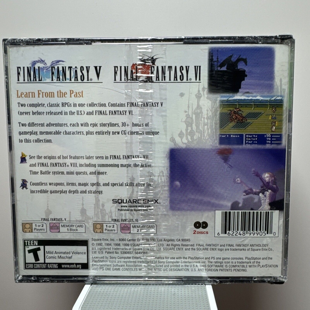 Final Fantasy I II IV VII VIII IX Anth Chrono PSX FF Multi Title Collection #7