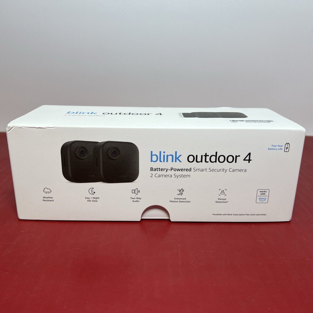 Blink Outdoor 4 (4th  Gen) Wire-free Smart Security 2-Camera System • NIB! #2