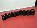 Snap-On 1/2" Drive 6-Point Metric - 10,11, 12,13,14,15,18,19,20,22 mm - 10pcs – photo-1