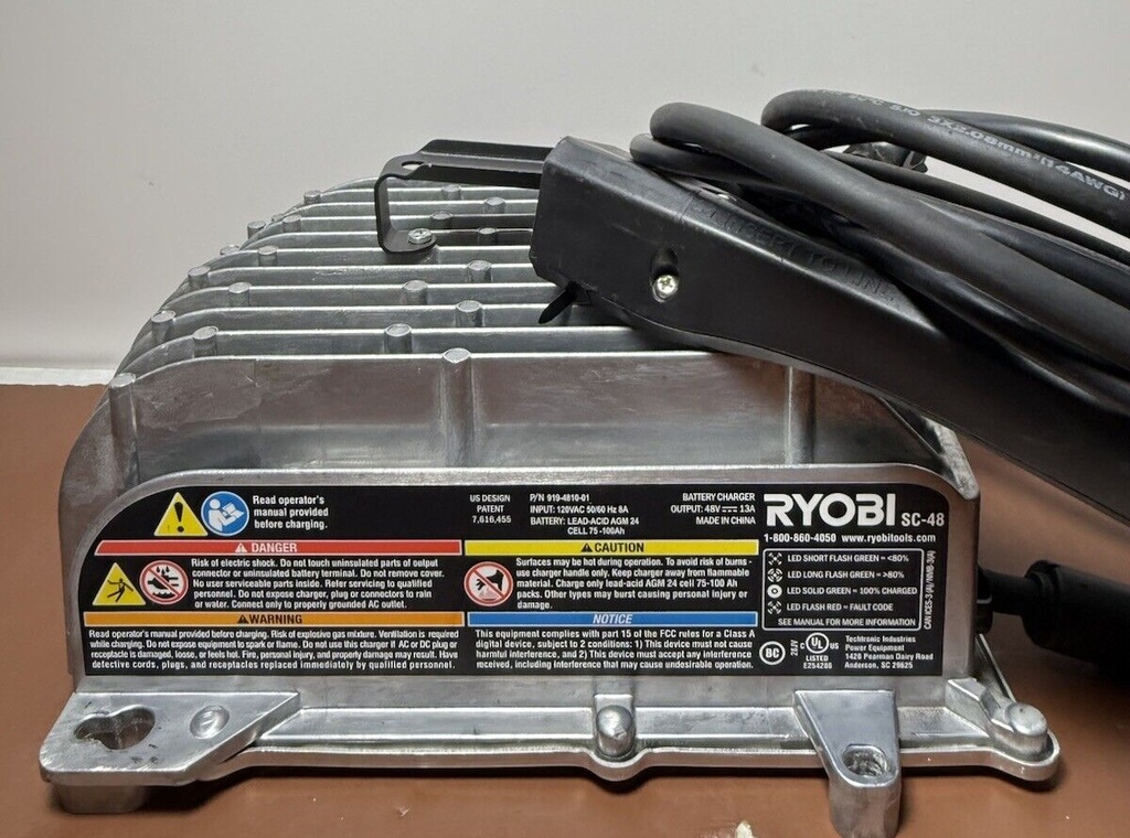 Ryobi SC-48 48V Charger, P/N 919-4810-01 #1